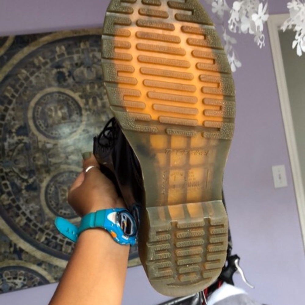 Vegan Purple Doc Martens / Dr Martens - Picture 4 of 4